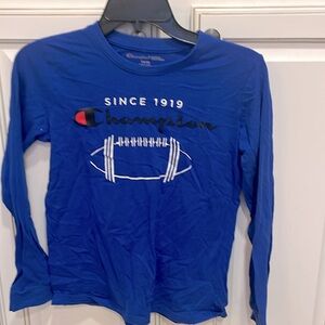 Boys Champion long sleeve fooball t-shirt